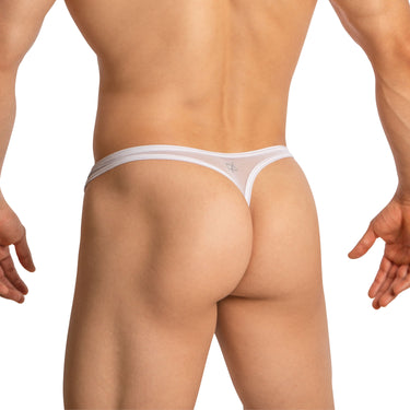 Daniel Alexander DAK076 Thong with animal print and transparency Men's Intimate Underwear