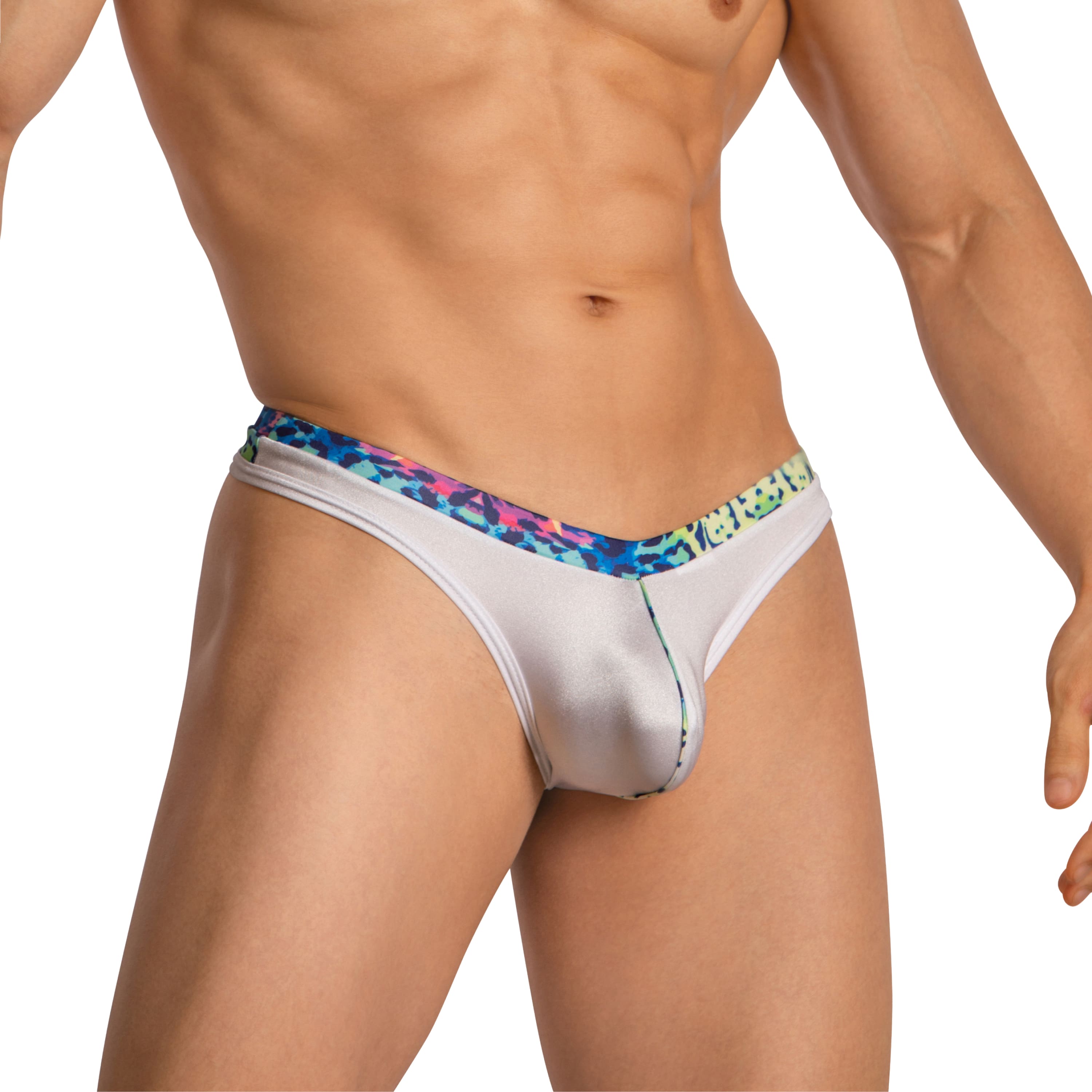 Daniel Alexander DAL053 G-String with contrast of color and animal print Irresistible Sexy Underwear