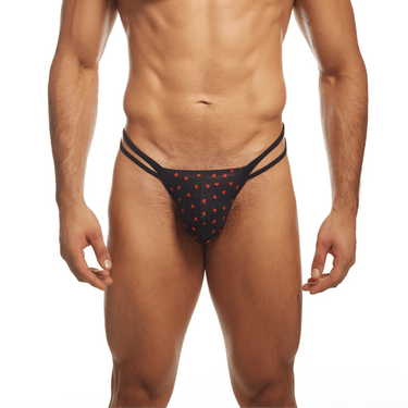 Secret Male SML031 Flower Laced G-String with hearts Stylish Men's Intimate Apparel