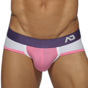 Addicted AD447 Contrast Mesh Brief