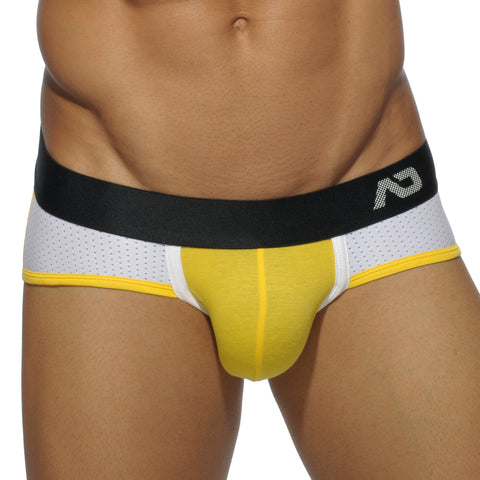 Addicted AD447 Contrast Mesh Brief