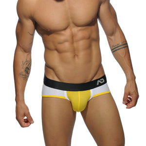 Addicted AD447 Contrast Mesh Brief