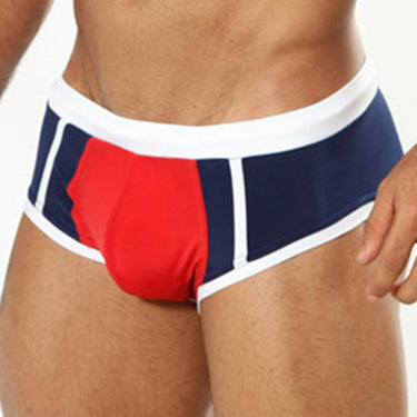 Cover Male CM0706  Red Navy Swim Boxer - Erogenos