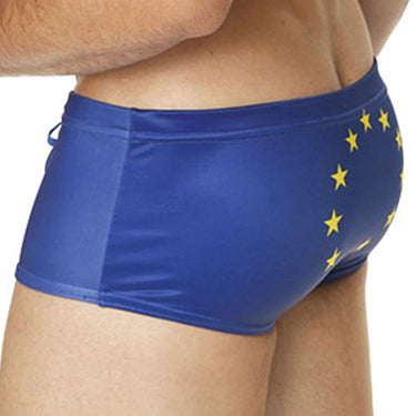 Mensuas MN8016 Europe Flag Swim Boxer - Erogenos