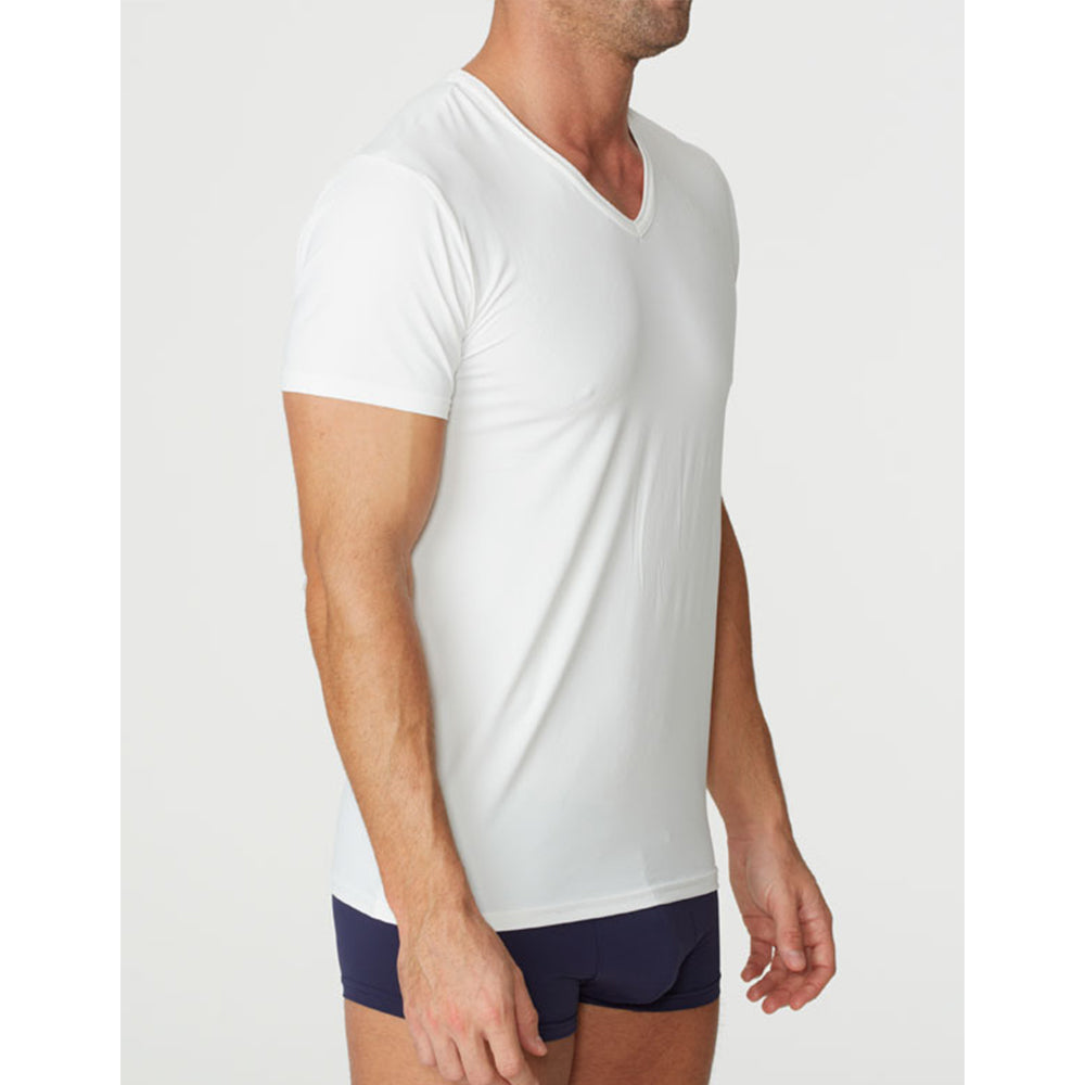 Parker & Max PMFP-TVN1  Micro Luxe V-Neck T-Shirt - Erogenos