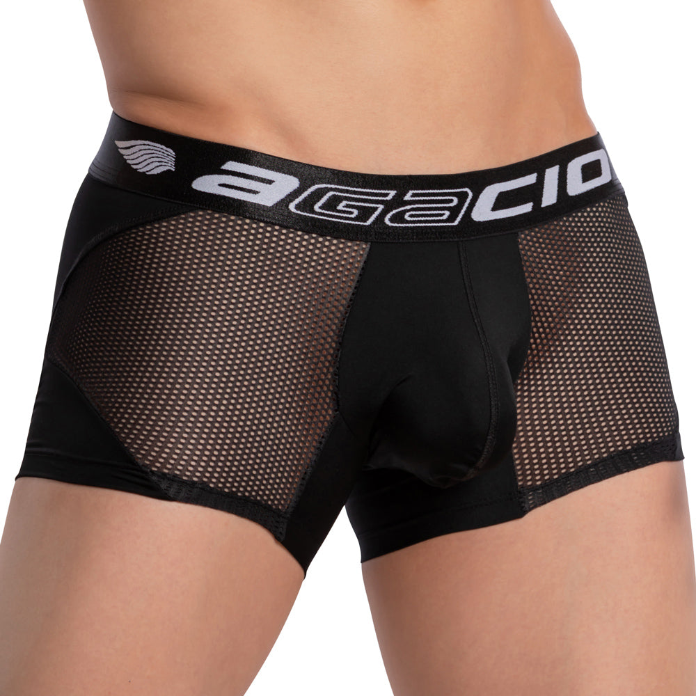 Agacio AGG074 Athletic Mesh Boxer Trunk - Erogenos