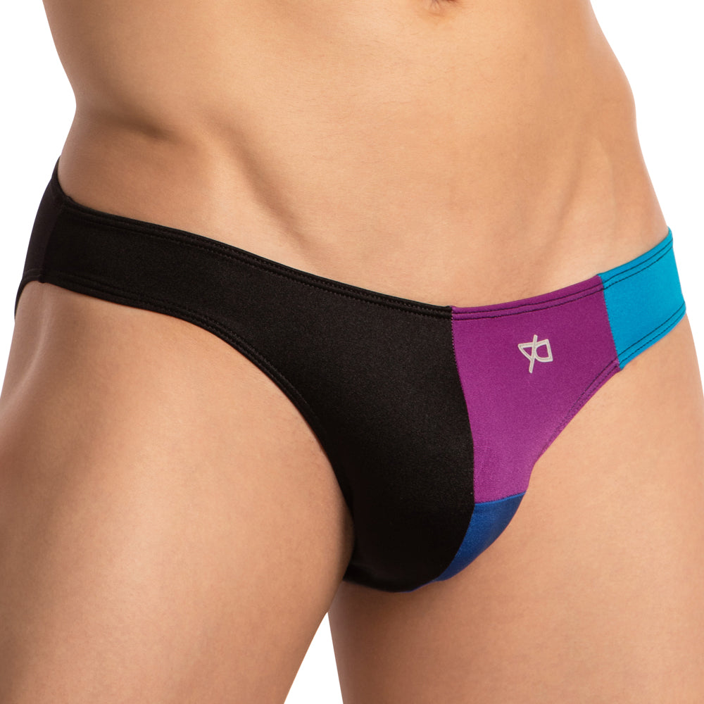 Daniel Alexander DAI096 Tri Color Bulge Pouch Bikini - Erogenos