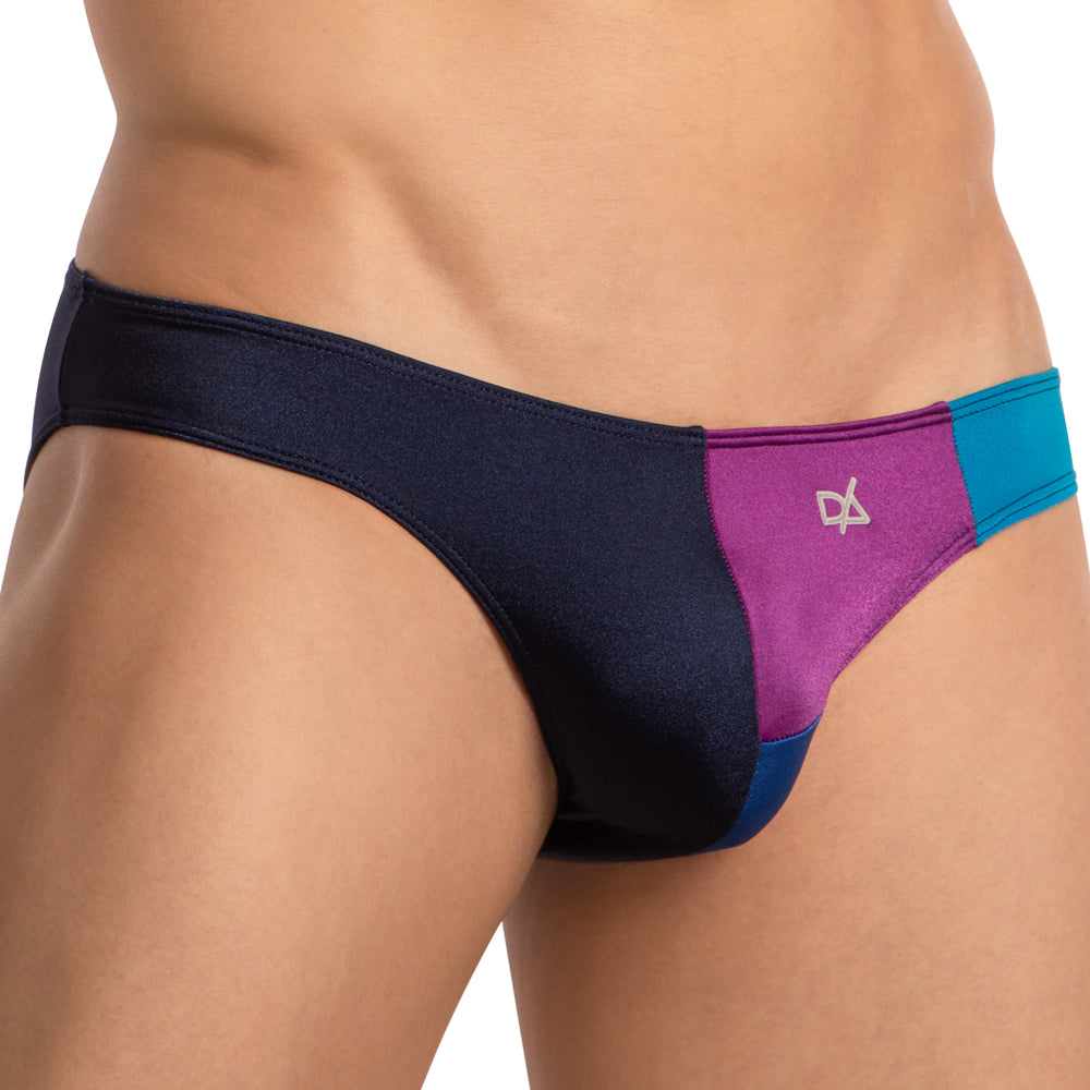 Daniel Alexander DAI096 Tri Color Bulge Pouch Bikini - Erogenos