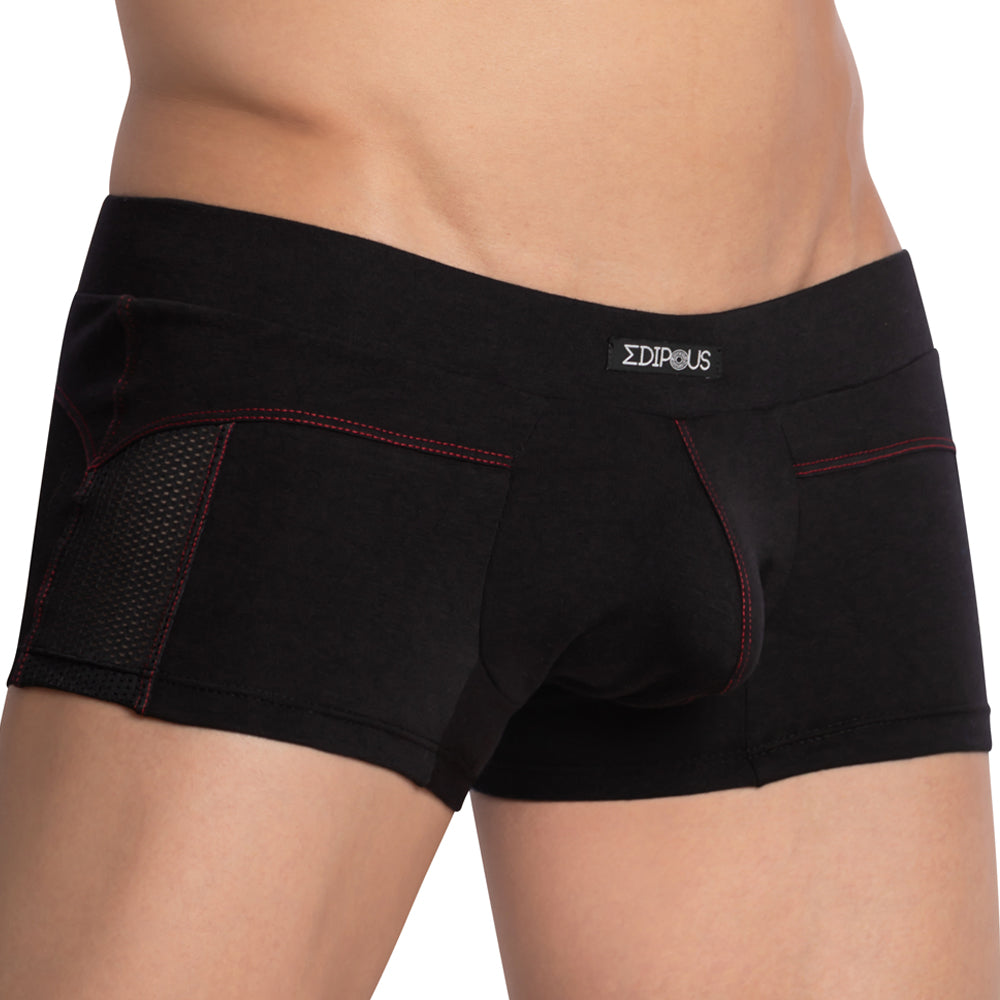 Edipous EDG031 Centerseam Bulge Pouch Boxer Trunk - Erogenos