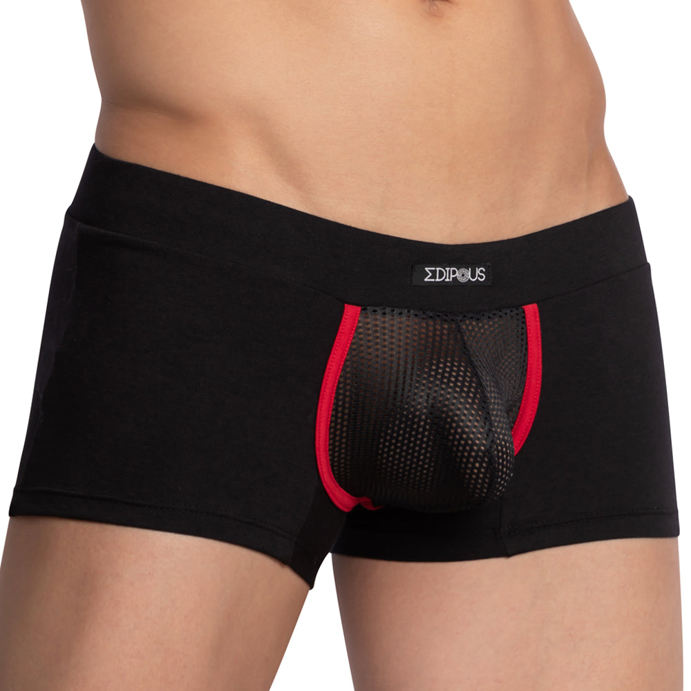 Edipous EDG032 Low Rise Sheer Pouch Boxer Trunk - Erogenos