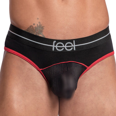 Feel FEK029 V-Shaped Mesh Thong - Erogenos