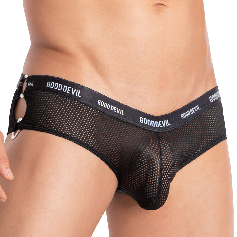 Good Devil GDI020 Mesh Lux Bikini Brief - Erogenos