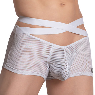 Hung HGG014 Criss-Cross Waistband Boxer Trunk - Erogenos