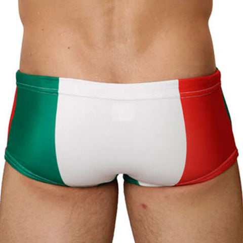 Mensuas MN8005 Italy Flag Swim Trunk - Erogenos