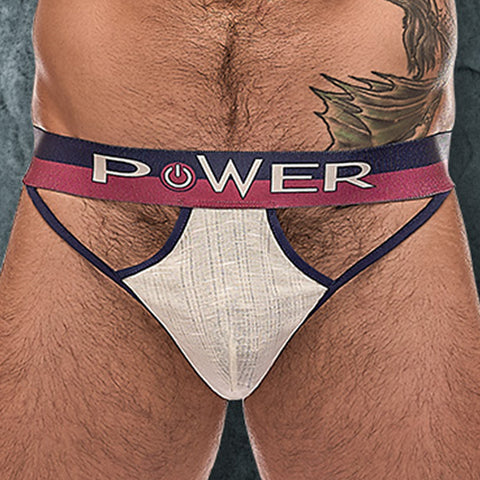 Male Power 237246 French Terry Cutout Thong - Erogenos