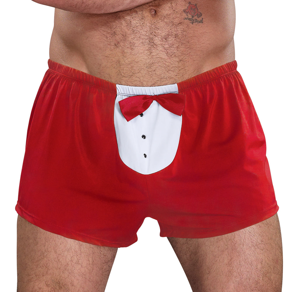 Male Power PAK714 Novelty  Tuxedo Boxer - Erogenos