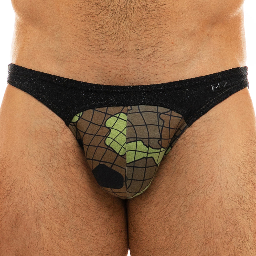 Modus Vivendi  11013  Trapped Camo Low Cut Brief - Erogenos