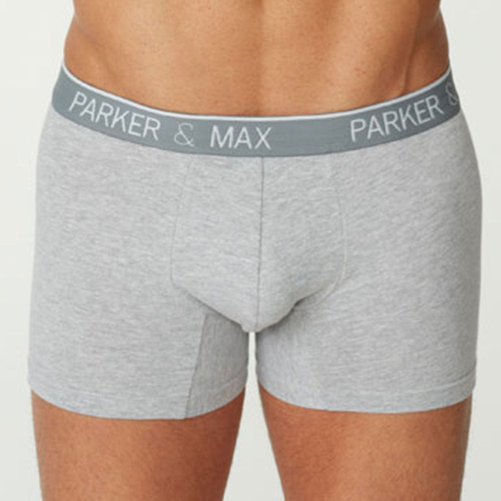 Parker & Max PMFPCS  Classic Cotton Stretch Boxer Brief  Heather - Erogenos