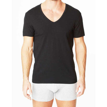 Parker & Max PMFPCS-TDVN1  Classic Cotton Stretch Deep V-Neck T-Shirt - Erogenos