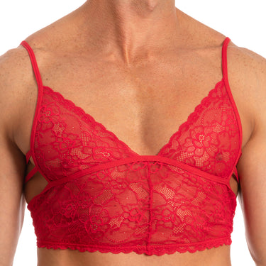 Secret Male SMA018 Lacey Crop Top - Erogenos