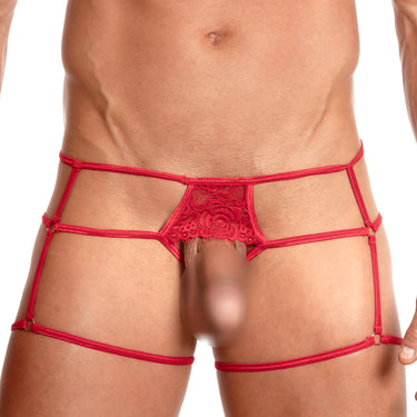 Secret Male SML016 Escort Garter Belt - Erogenos